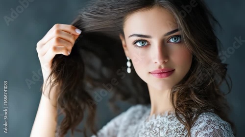 Woman Portrait Studio Shot