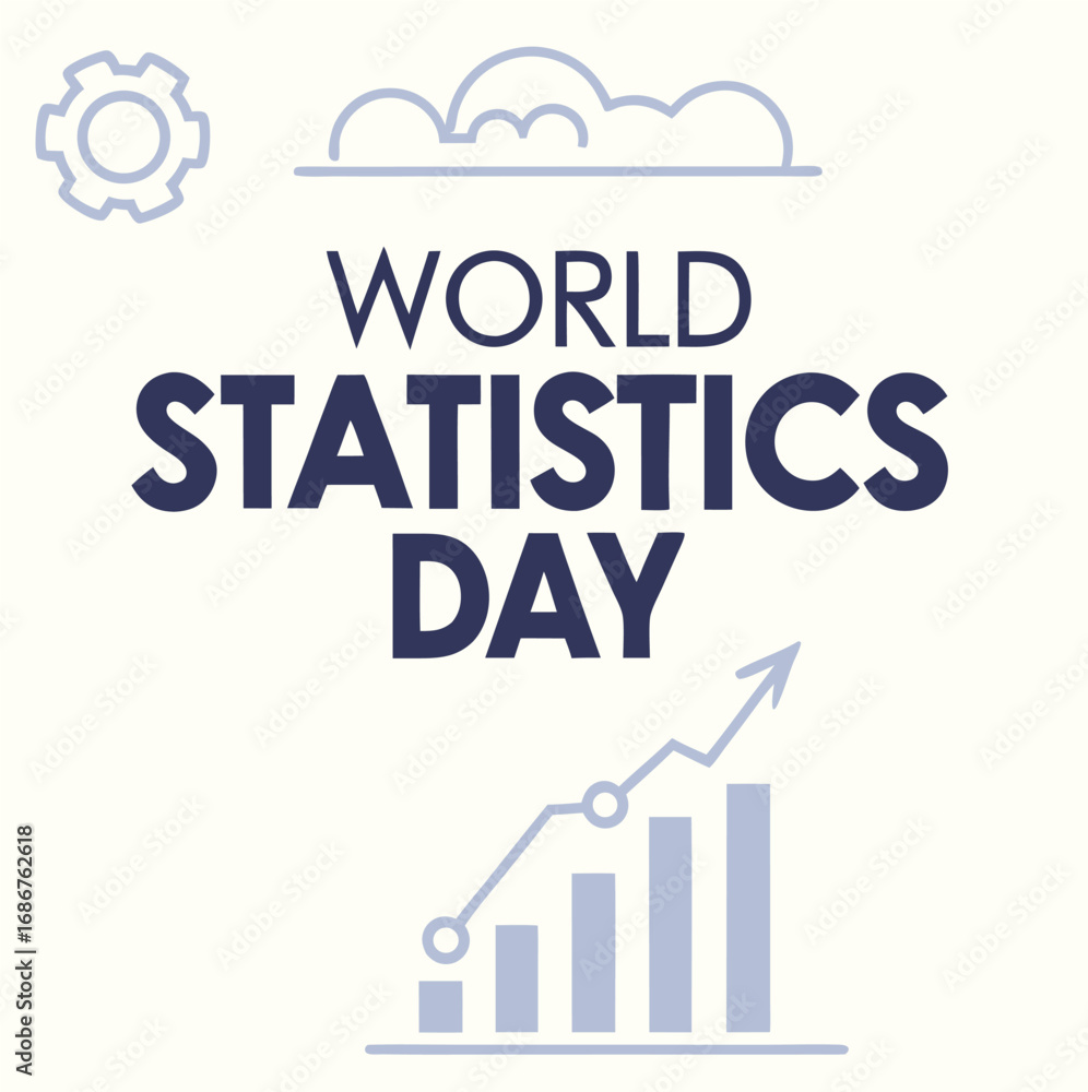 Fototapeta premium world statistics day