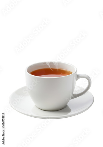 Wallpaper Mural Isolated Tea Cup On Saucer Ceramic White Drink Beverage Photo Torontodigital.ca