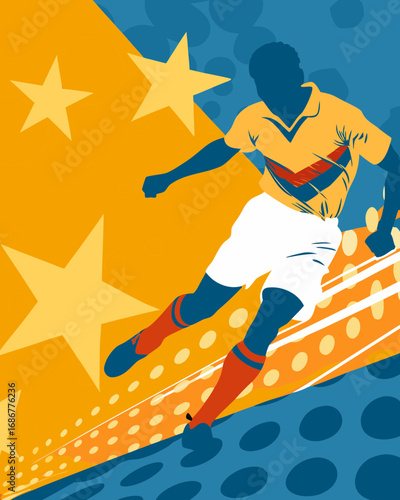 Soccer Player Illustration