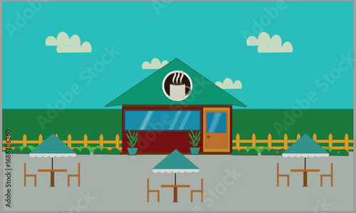 Coffee shop vector