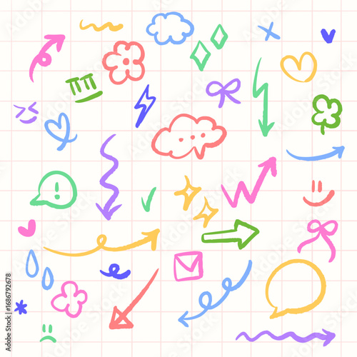 다이어리 꾸미기 스티커