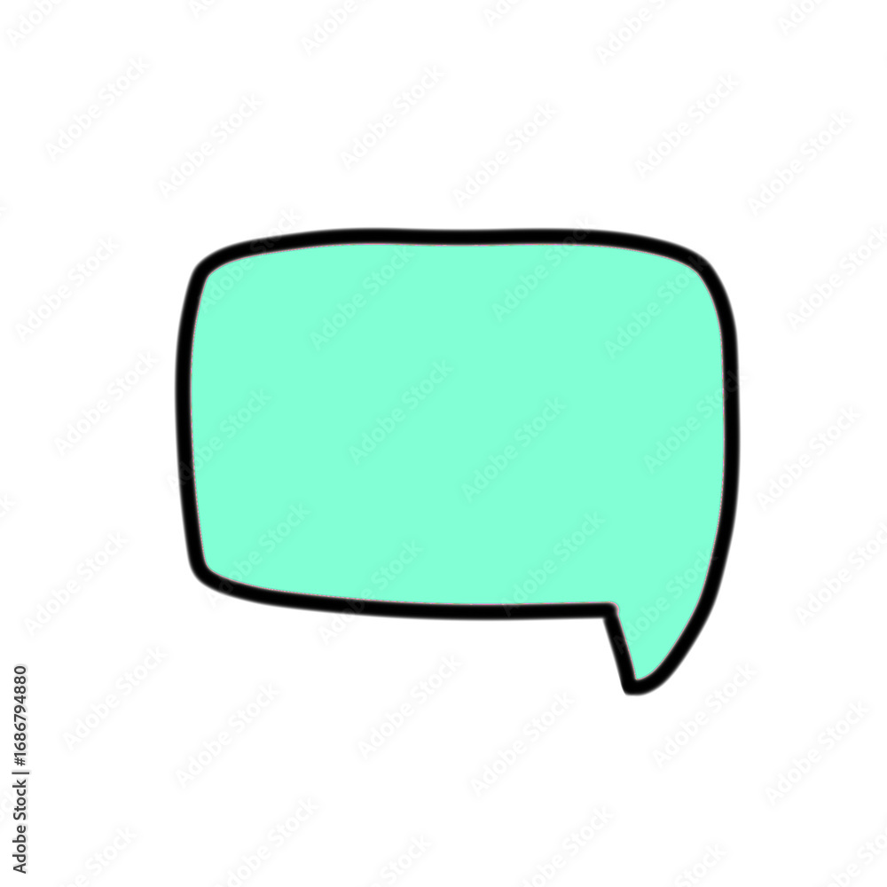 Naklejka premium speech bubble icon