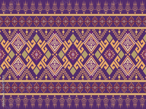 Seamless tribal geometric patterns. these tribal geometric patterns are intricate and culturally valuable. Textiles and clothing scarves, bags, jackets.
