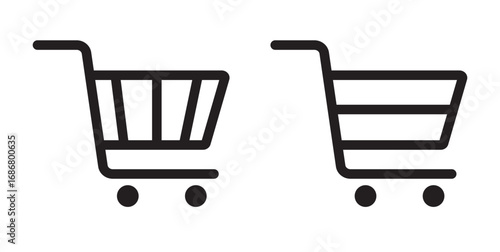 Shopping cart icon set. Internet shop buy symbol. Empty shopping cart symbol, shop and sale, vector.Shopping cart icons set. Internet shop buy symbol.Shopping cart icons set. Internet shop buy symbol 