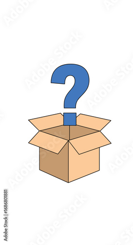 What is inside this open cardboard box a mysterious surprise awaits discovery