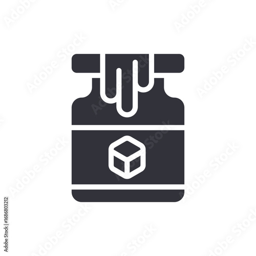 Conceptual Confection Pot Illustrating Sweetness And Deliciousness In Simplified Form