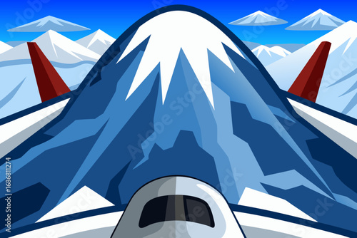 winter mountain landscape