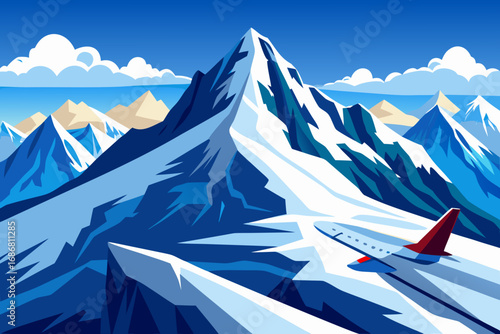 winter mountain landscape