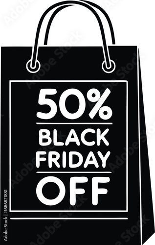 Shopping bags and gift boxes vector for black friday. Packages with sale labels, discount and special offer tags. Black Friday, shopping, business concept