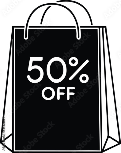 Shopping bags and gift boxes vector for black friday. Packages with sale labels, discount and special offer tags. Black Friday, shopping, business concept