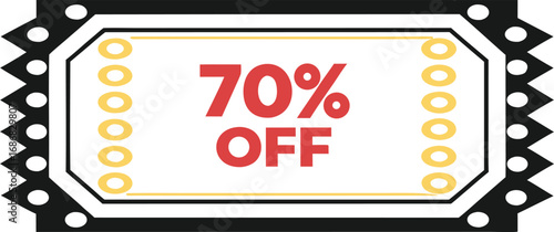 Black Friday discount tag isolated. Vector price and offer tag isolated on transparent background