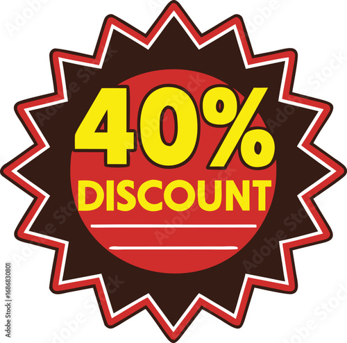 Black Friday discount tag isolated. Vector price and offer tag isolated on transparent background