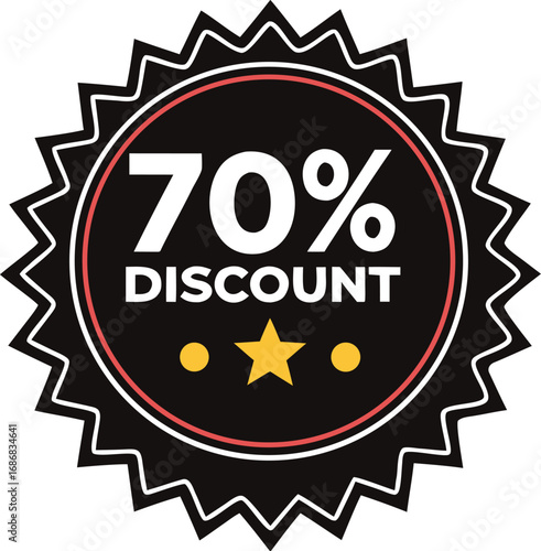 Black Friday offer tag and label. Vector price and offer sticker isolated on transparent background