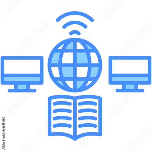 Distance Learning Icon