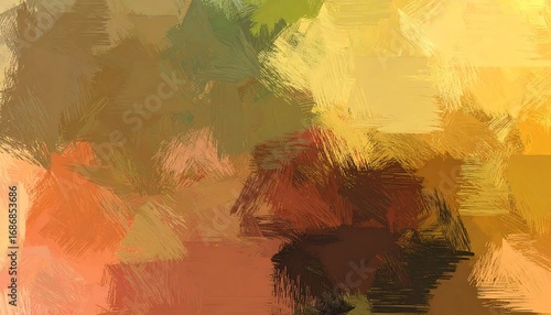 Abstract brushstrokes of muted colors