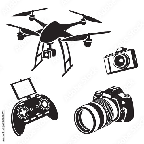 Drone camera controller photography equipment quadcopter