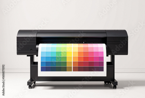 Large format printers using digital technology, using CMYK ink, sublimation printers.