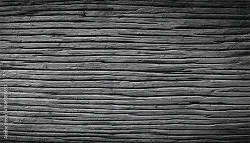 Black and white wooden texture background. Distressed Rough Wood Surface Pattern. Cracked wood texture.