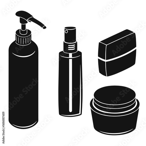 Cosmetic product containers pump spray jar bar bottle