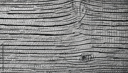 Black and white wooden texture background. Distressed Rough Wood Surface Pattern. Cracked wood texture.