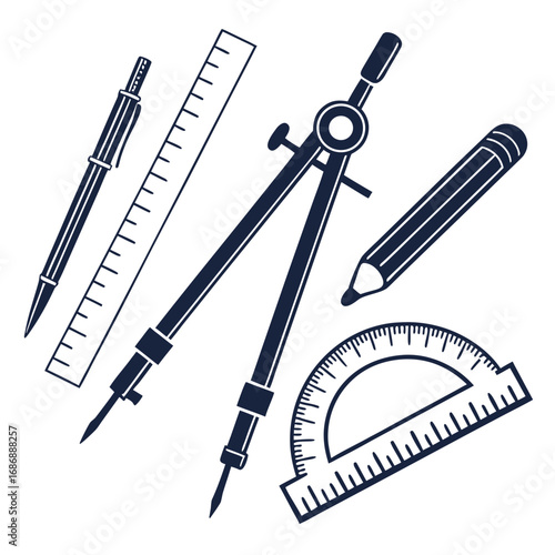 Drafting tools geometric measurement instruments geometric instruments