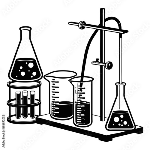 Laboratory glassware and equipment chemistry beaker