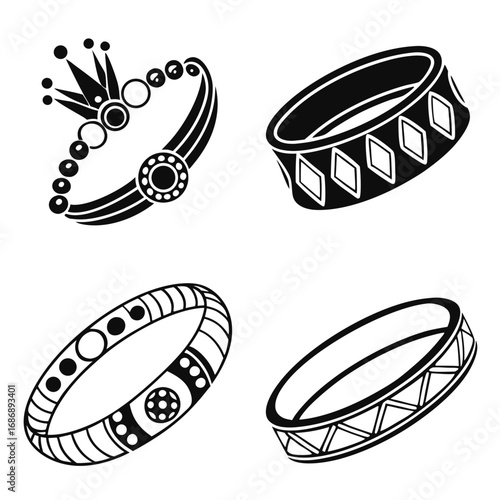 Ornate bracelets bangles jewelry designs accessory