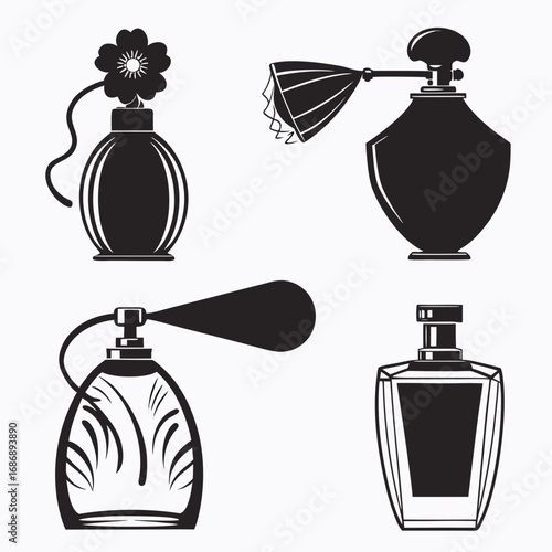 Perfume bottles fragrance sprayers vintage perfume
