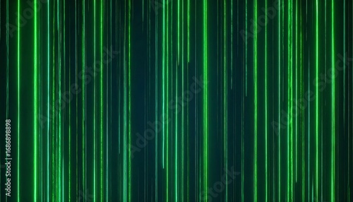 Vertical green lines on dark background