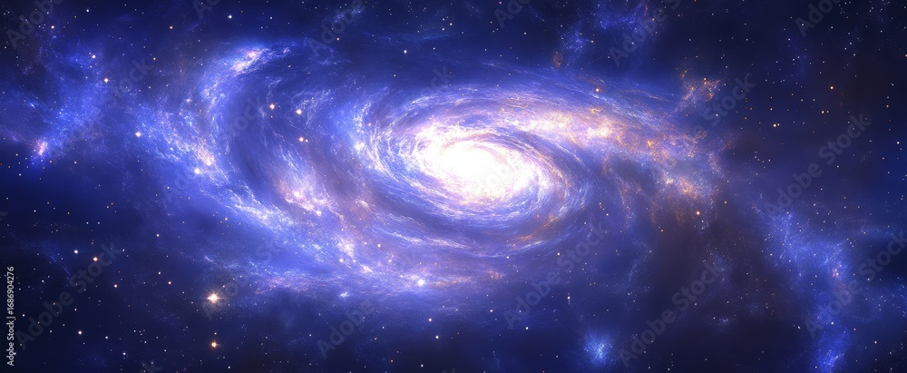 Obraz premium Spiral Galaxy in Deep Space