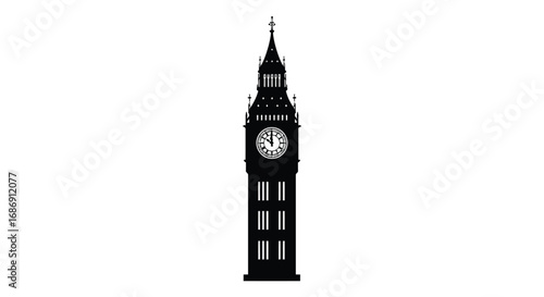 a tall clock tower with intricate details and spire