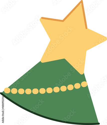 Festive Party Hat with Star