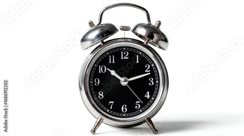 Wallpaper Mural classic alarm clock black face silver Torontodigital.ca