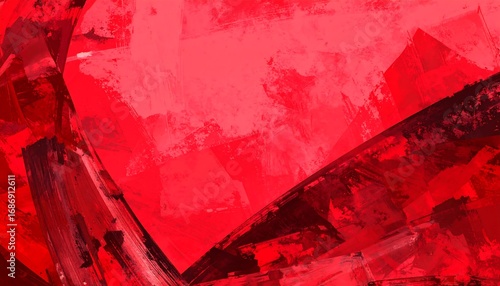 Abstract crimson textured artwork