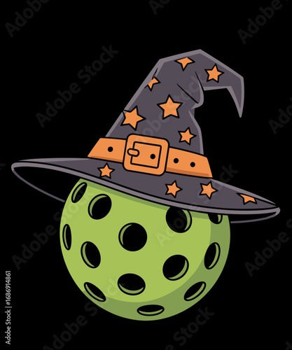 Funny Pickleball Witch Halloween Spooky Costume