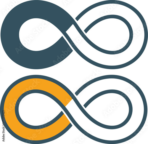 Infinity Loop Symbol Vector Illustration