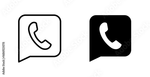 App for Text Messaging or Call. Messenger icon