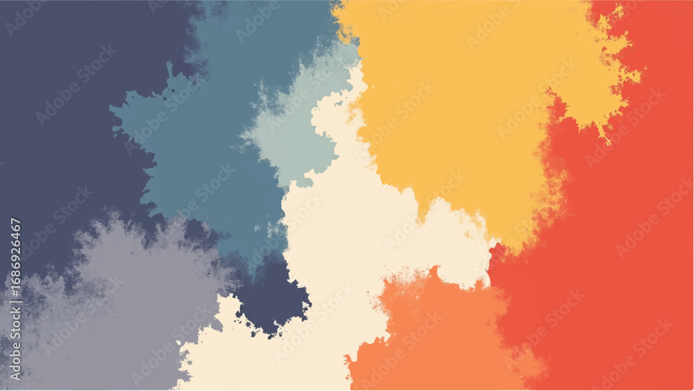 Fototapeta premium Abstract Multicolor Paint Texture Background. Multicolor Paint Stroke Abstract Pattern. Colorful Background.