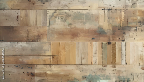 Wooden floor. Wooden planks floor. Wooden surface. 