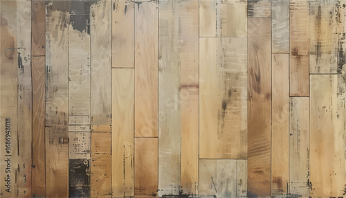 Wooden floor. Wooden planks floor. Wooden surface. 
