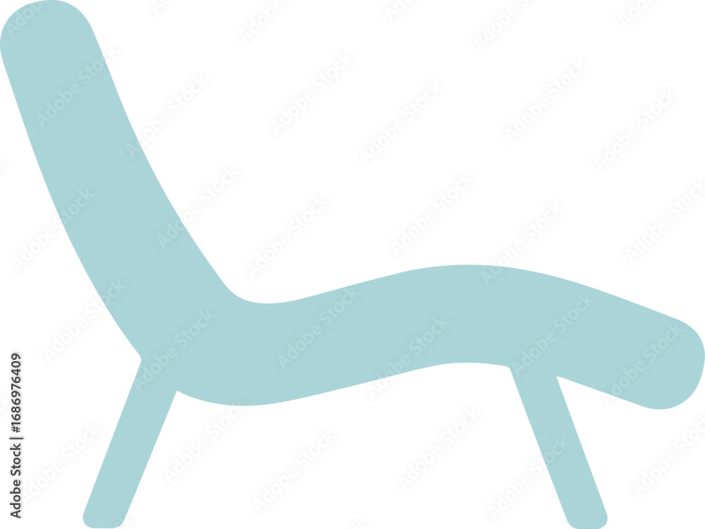 Obraz premium Sofa Icon - Minimalist Couch Furniture Symbol