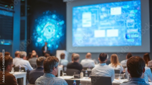 Wallpaper Mural Business Meeting on Financial Technology Innovations and Strategies Torontodigital.ca