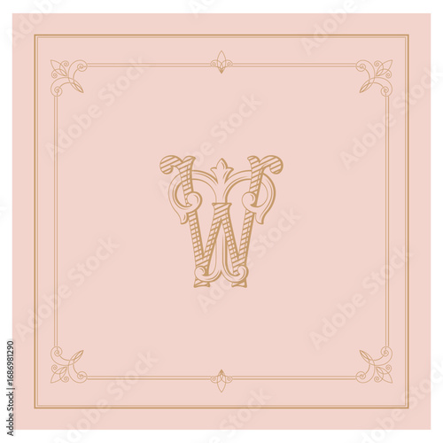 TW,WT, logo TW, Letter TW,  Monogram TW,Wedding Monogram, Wedding Logo, Logo Design , Monogram Vintage
