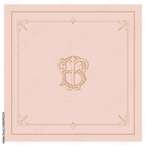 TB,BT, logo TB, Letter TB,  Monogram TB,Wedding Monogram, Wedding Logo, Logo Design , Monogram Vintage