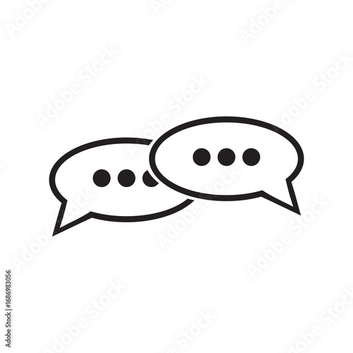 bubble speech comunication icon