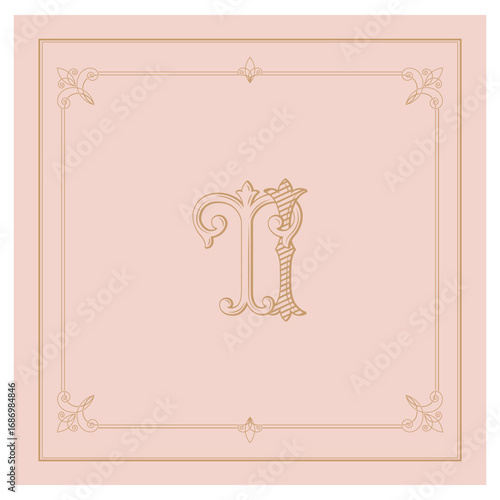 TI,IT, logo TI, Letter TI,  Monogram TI,Wedding Monogram, Wedding Logo, Logo Design , Monogram Vintage