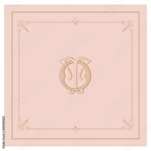 TO,OT, logo TO, Letter TO,  Monogram TO,Wedding Monogram, Wedding Logo, Logo Design , Monogram Vintage