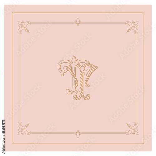 TT, logo TT, Letter TT,  Monogram TT,Wedding Monogram, Wedding Logo, Logo Design , Monogram Vintage