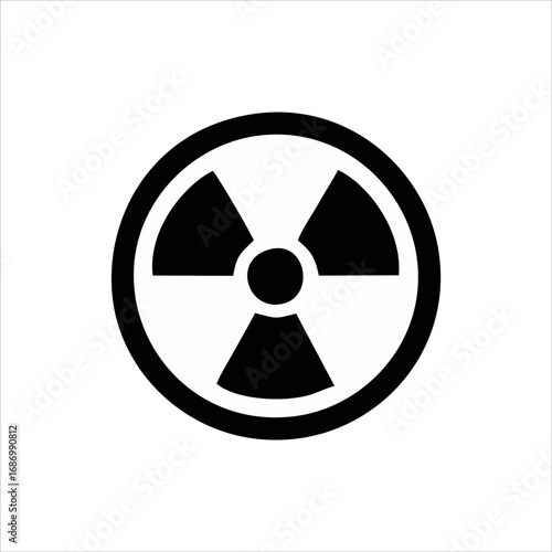 dangerous substance icon vector, dangerous science substance warning icon